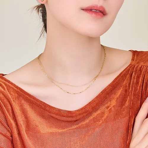 【フィービィー/phoebe】の【金属アレルギー対応】ダブルチェーンネックレス ゴールド/サージカルステンレス 人気、トレンドファッション・服の通販 founy(ファニー) 　ファッション　Fashion　レディースファッション　WOMEN　ジュエリー　Jewelry　ネックレス　Necklaces　シンプル　Simple　チェーン　Chain　トレンド　Trend　バランス　Balance　エレガント 上品　Elegant　other-2|ID: prp329100004516174 ipo3291000000031914637