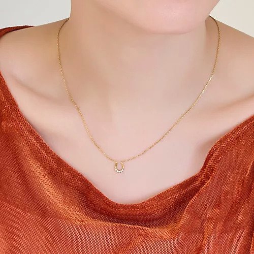 【フィービィー/phoebe】の【金属アレルギー対応】リッチラインフォースシューネックレス ゴールド/サージカルステンレス インテリア・キッズ・メンズ・レディースファッション・服の通販 founy(ファニー) https://founy.com/ ファッション Fashion レディースファッション WOMEN ジュエリー Jewelry ネックレス Necklaces おすすめ Recommend |ID: prp329100004516182 ipo3291000000031914677