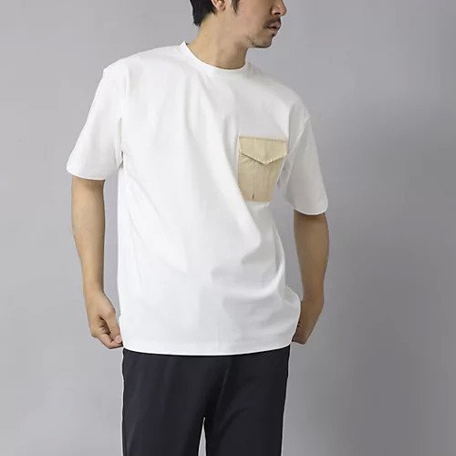 【ノーリーズ グッドマン/NOLLEY'S goodman / MEN】の【ACTIVE SECT】《限定展開》カーゴポケットTシャツ 25SS 人気、トレンドファッション・服の通販 founy(ファニー) 　ファッション　Fashion　メンズファッション　MEN　2025年　2025　2025春夏・S/S　Ss,Spring/Summer,2025　なめらか　Smooth　シルケット　Mercerization　シンプル　Simple　ポケット　Pocket　リップ　Lip　リラックス　Relax　エレガント 上品　Elegant　other-2|ID: prp329100004516209 ipo3291000000031914919