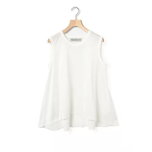 【ミディウミ/MidiUmi】のクルーネックノースリーブフレアタンクトップ 人気、トレンドファッション・服の通販 founy(ファニー) 　ファッション　Fashion　レディースファッション　WOMEN　トップス・カットソー　Tops/Tshirt　キャミソール / ノースリーブ　No Sleeves　インナー　Inner　ベーシック　Basic　人気　Popularity　再入荷　Restock/Back In Stock/Re Arrival　夏　Summer　other-2|ID: prp329100004516259 ipo3291000000031915546
