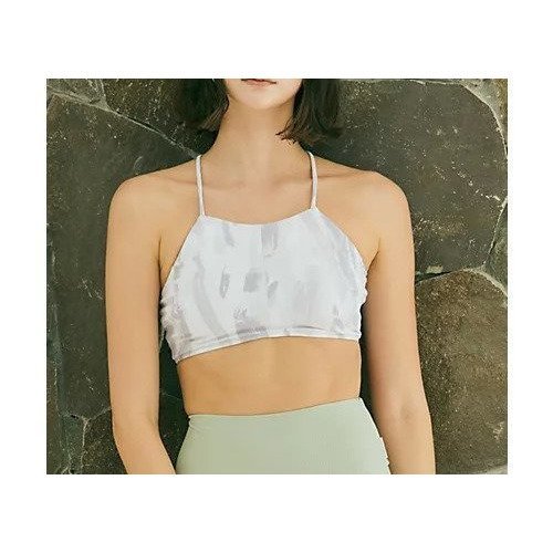【ジュリエ/Julier】のVertical brushプリントブラトップ インテリア・キッズ・メンズ・レディースファッション・服の通販 founy(ファニー) 　ファッション　Fashion　レディースファッション　WOMEN　コレクション　Collection　今季　This Season　ショート　Short　シンプル　Simple　ストレッチ　Stretch　センター　Center　プリント　Print　水着　Swimsuit　ヨガ　Yoga　ラップ　Wrap　ランニング　Running　リラックス　Relax　レギンス　Leggings　ワーク　Work　ホワイト&#215;グレー|ID: prp329100004516282 ipo3291000000031915701