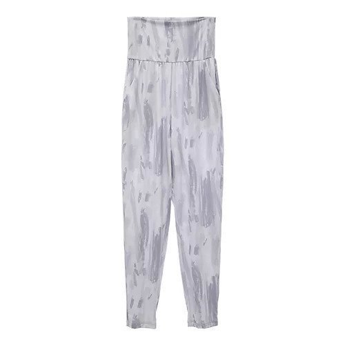 【ジュリエ/Julier】のVertical brushプリントギャザーパンツ インテリア・キッズ・メンズ・レディースファッション・服の通販 founy(ファニー) 　ファッション　Fashion　レディースファッション　WOMEN　パンツ　Pants　ギャザー　Gather　コレクション　Collection　今季　This Season　ストレッチ　Stretch　人気　Popularity　ビーチ　Beach　プリント　Print　水着　Swimsuit　ヨガ　Yoga　ランニング　Running　リラックス　Relax　レギンス　Leggings　夏　Summer　ホワイト&#215;グレー|ID: prp329100004516286 ipo3291000000031915732