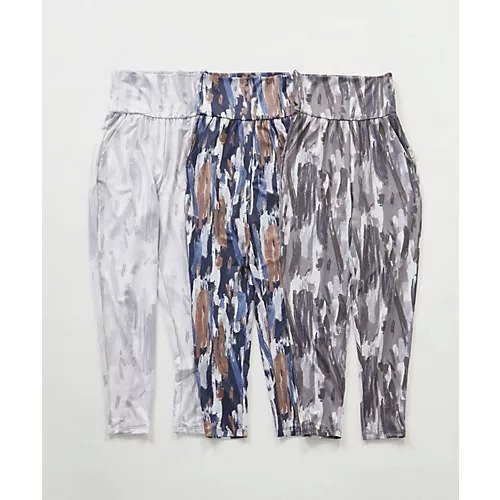 【ジュリエ/Julier】のVertical brushプリントギャザーパンツ 人気、トレンドファッション・服の通販 founy(ファニー) 　ファッション　Fashion　レディースファッション　WOMEN　パンツ　Pants　ギャザー　Gather　コレクション　Collection　今季　This Season　ストレッチ　Stretch　人気　Popularity　ビーチ　Beach　プリント　Print　水着　Swimsuit　ヨガ　Yoga　ランニング　Running　リラックス　Relax　レギンス　Leggings　夏　Summer　other-3|ID: prp329100004516286 ipo3291000000031915735
