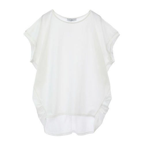 【ジュリエ/Julier】の【定番】ライトプライムドレープトップス インテリア・キッズ・メンズ・レディースファッション・服の通販 founy(ファニー) 　ファッション　Fashion　レディースファッション　WOMEN　トップス・カットソー　Tops/Tshirt　コレクション　Collection　ストレッチ　Stretch　定番　Standard　人気　Popularity　ビッグ　Big　半袖　Short Sleeve　無地　Plain Color　ヨガ　Yoga　ラベンダー　Lavender　リラックス　Relax　エレガント 上品　Elegant　ホワイト|ID: prp329100004516288 ipo3291000000031915747