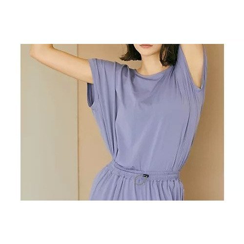 【ジュリエ/Julier】の【定番】ライトプライムドレープトップス インテリア・キッズ・メンズ・レディースファッション・服の通販 founy(ファニー) 　ファッション　Fashion　レディースファッション　WOMEN　トップス・カットソー　Tops/Tshirt　コレクション　Collection　ストレッチ　Stretch　定番　Standard　人気　Popularity　ビッグ　Big　半袖　Short Sleeve　無地　Plain Color　ヨガ　Yoga　ラベンダー　Lavender　リラックス　Relax　エレガント 上品　Elegant　ラベンダー|ID: prp329100004516288 ipo3291000000031915748