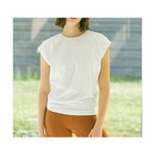 【ジュリエ/Julier】のEcocoフレンチスリーブトップス ホワイト|ID: prp329100004516290 ipo3291000000031915765