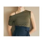 【ジュリエ/Julier】のEcocoアシンメトリートップス カーキ|ID: prp329100004516291 ipo3291000000031915775
