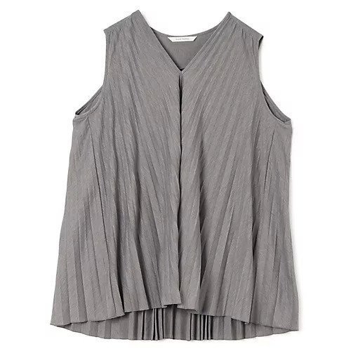 【プレインピープル/PLAIN PEOPLE】のコンパクトプレーンジャージアコーディオンプリーツデザイントップス インテリア・キッズ・メンズ・レディースファッション・服の通販 founy(ファニー) 　ファッション　Fashion　レディースファッション　WOMEN　トップス・カットソー　Tops/Tshirt　コンパクト　Compact　ジャージ　Jersey　プリーツ　Pleats　グレー|ID: prp329100004517405 ipo3291000000031928784