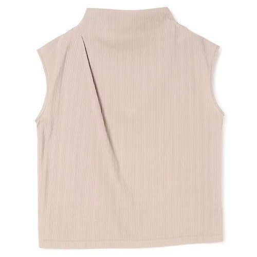 【プレインピープル/PLAIN PEOPLE】のJSリップルデザインカットソー インテリア・キッズ・メンズ・レディースファッション・服の通販 founy(ファニー) 　ファッション　Fashion　レディースファッション　WOMEN　トップス・カットソー　Tops/Tshirt　カットソー　Cut and Sewn　おすすめ　Recommend　アシンメトリー　Asymmetry　ストライプ　Stripe　セットアップ　Set Up　ドレープ　Drape　洗える　Washable　ベージュ|ID: prp329100004517407 ipo3291000000031928798