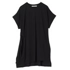 【プレインピープル/PLAIN PEOPLE】のハイツイストフライスチュニック丈トップス ブラック|ID: prp329100004517410 ipo3291000000031928810