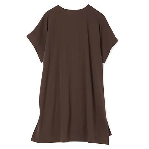【プレインピープル/PLAIN PEOPLE】のハイツイストフライスチュニック丈トップス 人気、トレンドファッション・服の通販 founy(ファニー) 　ファッション　Fashion　レディースファッション　WOMEN　トップス・カットソー　Tops/Tshirt　おすすめ　Recommend　ジャージ　Jersey　セットアップ　Set Up　チュニック　Tunic　ドレープ　Drape　フォルム　Form　洗える　Washable　other-2|ID: prp329100004517410 ipo3291000000031928813