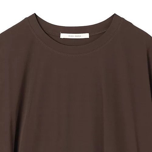 【プレインピープル/PLAIN PEOPLE】のハイツイストフライスチュニック丈トップス 人気、トレンドファッション・服の通販 founy(ファニー) 　ファッション　Fashion　レディースファッション　WOMEN　トップス・カットソー　Tops/Tshirt　おすすめ　Recommend　ジャージ　Jersey　セットアップ　Set Up　チュニック　Tunic　ドレープ　Drape　フォルム　Form　洗える　Washable　other-3|ID: prp329100004517410 ipo3291000000031928815