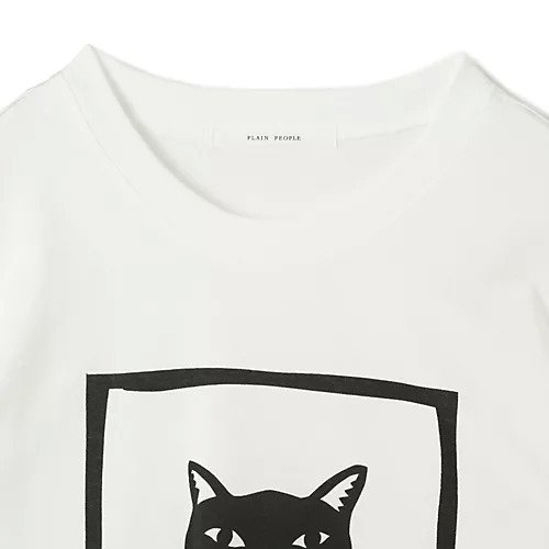【プレインピープル/PLAIN PEOPLE】のキャットプリントTシャツ 人気、トレンドファッション・服の通販 founy(ファニー) 　ファッション　Fashion　レディースファッション　WOMEN　トップス・カットソー　Tops/Tshirt　シャツ/ブラウス　Shirts/Blouses　ロング / Tシャツ　T-Shirts　カーディガン　Cardigan　シンプル　Simple　ジャケット　Jacket　ジャージ　Jersey　洗える　Washable　other-3|ID: prp329100004517416 ipo3291000000031928853