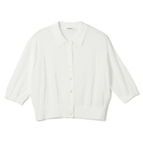 【サクラ/SACRA】のCO/NY SUPER FINE TWIST インテリア・キッズ・メンズ・レディースファッション・服の通販 founy(ファニー) 　ファッション　Fashion　レディースファッション　WOMEN　カーディガン　Cardigan　フェミニン　Feminine　ベーシック　Basic　WHITE|ID: prp329100004517431 ipo3291000000031928981