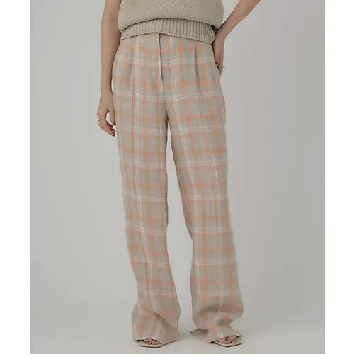 【カオス/Chaos】のBERNARD ZINS Chaos 別注パンツ ORANGE 人気、トレンドファッション・服の通販 founy(ファニー) 　ファッション　Fashion　レディースファッション　WOMEN　パンツ　Pants　オレンジ　Orange　春　Spring　キャンバス　Canvas　クラシック　Classic　シンプル　Simple　ストレート　Straight　スラックス　Slacks　バランス　Balance　パターン　Pattern　フランス　France　別注　Special Order　マニッシュ　Mannish　ミックス　Mix　メンズ　Mens　リネン　Linen　ワイド　Wide　S/S・春夏　Ss・Spring/Summer　夏　Summer　 other-1|ID: prp329100004517436 ipo3291000000031929018