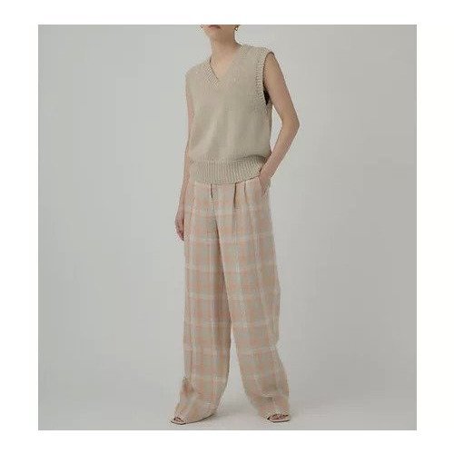 【カオス/Chaos】のBERNARD ZINS Chaos 別注パンツ ORANGE 人気、トレンドファッション・服の通販 founy(ファニー) 　ファッション　Fashion　レディースファッション　WOMEN　パンツ　Pants　オレンジ　Orange　春　Spring　キャンバス　Canvas　クラシック　Classic　シンプル　Simple　ストレート　Straight　スラックス　Slacks　バランス　Balance　パターン　Pattern　フランス　France　別注　Special Order　マニッシュ　Mannish　ミックス　Mix　メンズ　Mens　リネン　Linen　ワイド　Wide　S/S・春夏　Ss・Spring/Summer　夏　Summer　other-2|ID: prp329100004517436 ipo3291000000031929022