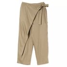 【プレインピープル/PLAIN PEOPLE】のラミーリヨセルラップ風パンツ カーキ|ID: prp329100004517438 ipo3291000000031929034