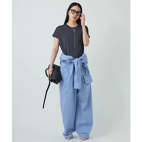 【カオス/Chaos】のパジャマコンビネゾン 人気、トレンドファッション・服の通販 founy(ファニー) 　ファッション　Fashion　レディースファッション　WOMEN　2025年　2025　2025春夏・S/S　Ss,Spring/Summer,2025　コンビネゾン　Combinaison　ストライプ　Stripe　センター　Center　other-3|ID: prp329100004517449 ipo3291000000031929101