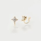 【フィービィー/phoebe】の【痛くないシリーズ/金属アレルギー対応】クラシッククリスタルビジューライトフィットイヤリング クリア|ID: prp329100004517464 ipo3291000000034433996