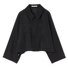 【プレインピープル/PLAIN PEOPLE】のシアーキュプラコンパクトブルゾン ブラック|ID: prp329100004517465 ipo3291000000031929202