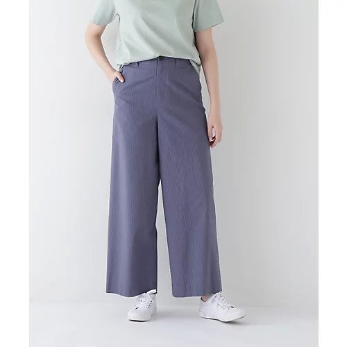【ヒューマンウーマン/HUMAN WOMAN】のシアサッカーストライプセミワイドパンツ インテリア・キッズ・メンズ・レディースファッション・服の通販 founy(ファニー) https://founy.com/ ファッション Fashion レディースファッション WOMEN パンツ Pants おすすめ Recommend サッカー Soccer サンダル Sandals ストライプ Stripe スニーカー Sneakers フロント Front ポケット Pocket 無地 Plain Color |ID: prp329100004519676 ipo3291000000031950325