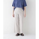 【ヒューマンウーマン/HUMAN WOMAN】のシアサッカーストライプセミワイドパンツ グレージュストライプ|ID: prp329100004519676 ipo3291000000031950327
