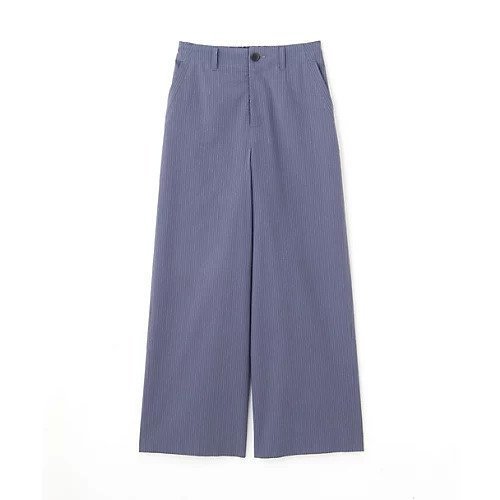 【ヒューマンウーマン/HUMAN WOMAN】のシアサッカーストライプセミワイドパンツ 人気、トレンドファッション・服の通販 founy(ファニー) 　ファッション　Fashion　レディースファッション　WOMEN　パンツ　Pants　おすすめ　Recommend　サッカー　Soccer　サンダル　Sandals　ストライプ　Stripe　スニーカー　Sneakers　フロント　Front　ポケット　Pocket　無地　Plain Color　other-3|ID: prp329100004519676 ipo3291000000031950329