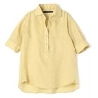 【マルティニーク/martinique】の《定番》五分袖パールスキッパー イエロー|ID: prp329100004521063 ipo3291000000035915621