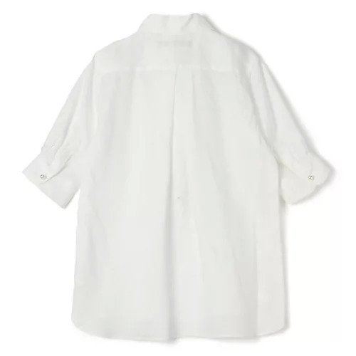 【マルティニーク/martinique】の《定番》五分袖パールスキッパー 人気、トレンドファッション・服の通販 founy(ファニー) 　ファッション　Fashion　レディースファッション　Fashion for Women　トップス・カットソー　Cut & Sew Tops　おすすめ　Recommended / Our Picks　スキッパー　Skipper, Open Collar　パール　Pearl, Pearl Accent　リネン　Linen, Linen Fabric　夏　Summer　定番　Standard, Basic Item　洗える　Machine Washable　other-2|ID: prp329100004521063 ipo3291000000035915624