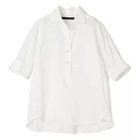 【マルティニーク/martinique】の《定番》五分袖パールスキッパー ホワイト|ID: prp329100004521063 ipo3291000000036280735