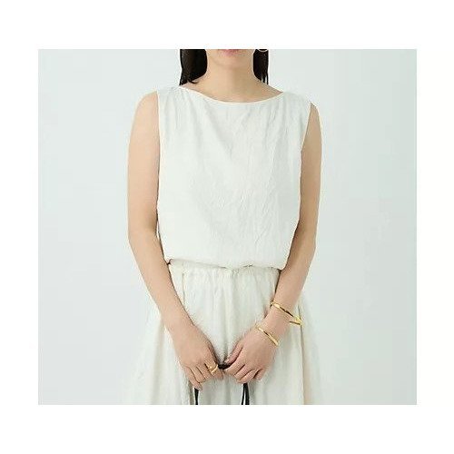 【カオス/Chaos】のクリンブラウス インテリア・キッズ・メンズ・レディースファッション・服の通販 founy(ファニー) 　ファッション　Fashion　レディースファッション　Fashion for Women　トップス・カットソー　Cut & Sew Tops　シャツ・ブラウス・オフィスカジュアル　Elegant Blouses & Button-Ups　2025年　2025　2025春夏・S/S　Spring/Summer 2025 SS25　シンプル　Simple, Minimal　スリット　Slit, Slit Detail　セットアップ　Set-Up, Coordinated Outfit　ノースリーブ　Sleeveless, No-Sleeve　夏　Summer　ホワイト|ID: prp329100004521065 ipo3291000000034716277