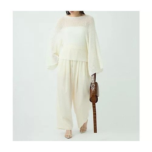 【カオス/Chaos】のボランリリーニットプルオーバー 人気、トレンドファッション・服の通販 founy(ファニー) 　ファッション　Fashion　レディースファッション　WOMEN　トップス・カットソー　Tops/Tshirt　ニット　Knit Tops　プルオーバー　Pullover　2025年　2025　2025春夏・S/S　Ss,Spring/Summer,2025　サマー　Summer　切替　Switching　夏　Summer　other-2|ID: prp329100004521075 ipo3291000000031974272