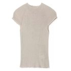 【アモーメント/AMOMENTO】のWHOLEGARMENT CAP SLEEVE KNIT TOP GREY|ID: prp329100004521076 ipo3291000000031974286