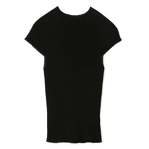 【アモーメント/AMOMENTO】のWHOLEGARMENT CAP SLEEVE KNIT TOP インテリア・キッズ・メンズ・レディースファッション・服の通販 founy(ファニー) 　ファッション　Fashion　レディースファッション　Fashion for Women　トップス・カットソー　Cut & Sew Tops　ニット　Knit Tops & Sweaters　2025年　2025　2025春夏・S/S　Spring/Summer 2025 SS25　キャップ　Cap, Baseball Cap　スリーブ　Sleeve, Long Sleeve / Short Sleeve　フィット　Fit, Slim Fit　ホールガーメント　WholeGarment, Seamless Knit　リブニット　Rib Knit, Ribbed Knit　BLACK|ID: prp329100004521076 ipo3291000000035302753