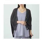 【カオス/Chaos】のリナリアリネンツイカーディガン チャコール|ID: prp329100004521077 ipo3291000000034716310