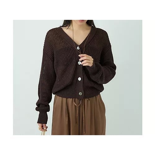 【カオス/Chaos】のリナリアリネンツイカーディガン インテリア・キッズ・メンズ・レディースファッション・服の通販 founy(ファニー) https://founy.com/ ファッション Fashion レディースファッション Fashion for Women トップス・カットソー Cut & Sew Tops カーディガン・羽織り Layered Style Cardigans 2025年 2025 2025春夏・S/S Spring/Summer 2025 SS25 おすすめ Recommended / Our Picks 人気 Popular, Best Seller 夏 Summer 畦 Ribbed Knit 秋 Autumn |ID: prp329100004521077 ipo3291000000035302337