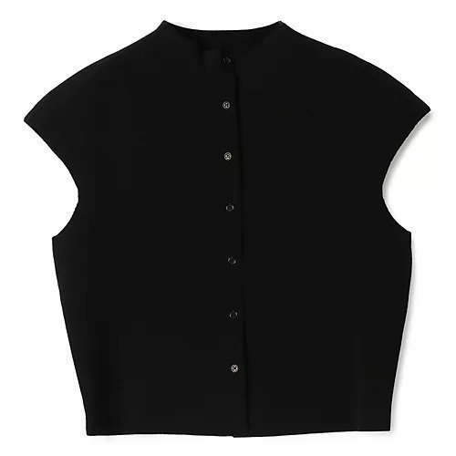 【アモーメント/AMOMENTO】のWHOLEGARMENT CAP SLEEVE CARDIGAN インテリア・キッズ・メンズ・レディースファッション・服の通販 founy(ファニー) 　ファッション　Fashion　レディースファッション　Fashion for Women　トップス・カットソー　Cut & Sew Tops　カーディガン・羽織り　Layered Style Cardigans　2025年　2025　2025春夏・S/S　Spring/Summer 2025 SS25　カーディガン　Cardigan, Knitwear　キャップ　Cap, Baseball Cap　クラシック　Classic, Timeless Style　シェイプ　Shape, Slim Fit　スリーブ　Sleeve, Long Sleeve / Short Sleeve　フィット　Fit, Slim Fit　ホールガーメント　WholeGarment, Seamless Knit　モックネック　Mock Neck, Short Turtleneck　BLACK|ID: prp329100004521078 ipo3291000000035314479