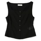 【アモーメント/AMOMENTO】のSHEER SCOOP NECK TWO WAY VEST 人気、トレンドファッション・服の通販 founy(ファニー) ファッション Fashion レディースファッション WOMEN アウター Coat Outerwear トップス・カットソー Tops/Tshirt ベスト/ジレ Gilets/Vests 2025年 2025 2025春夏・S/S Ss,Spring/Summer,2025 シンプル Simple スクエア Square ベスト Vest thumbnail BLACK|ID: prp329100004521079 ipo3291000000031974314