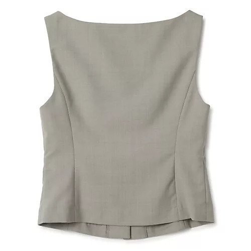 【アモーメント/AMOMENTO】のSCOOP NECK TWO WAY VEST 人気、トレンドファッション・服の通販 founy(ファニー) 　ファッション　Fashion　レディースファッション　WOMEN　アウター　Coat Outerwear　トップス・カットソー　Tops/Tshirt　ベスト/ジレ　Gilets/Vests　2025年　2025　2025春夏・S/S　Ss,Spring/Summer,2025　クラシカル　Classical　スクエア　Square　フロント　Front　ベスト　Vest　other-2|ID: prp329100004521080 ipo3291000000031974319