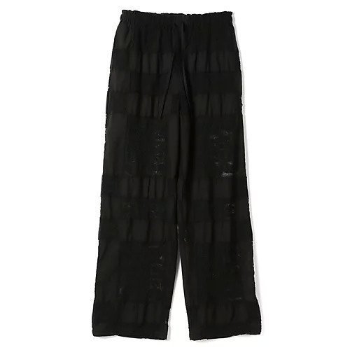 【クリンクル クリンクル クリンクル/crinkle crinkle crinkle】のpatchwork embroidery pants インテリア・キッズ・メンズ・レディースファッション・服の通販 founy(ファニー) https://founy.com/ ファッション Fashion レディースファッション WOMEN パンツ Pants パッチワーク Patchwork モダン Modern レース Race 洗える Washable |ID: prp329100004521083 ipo3291000000031974331