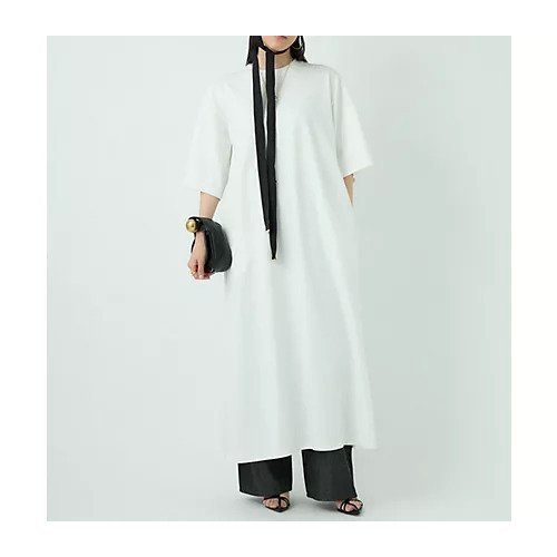 【カオス/Chaos】のWHY NOT NOW ルースワンピース インテリア・キッズ・メンズ・レディースファッション・服の通販 founy(ファニー) 　ファッション　Fashion　レディースファッション　WOMEN　ワンピース　Dress　2025年　2025　2025春夏・S/S　Ss,Spring/Summer,2025　スリット　Slit　夏　Summer　ホワイト|ID: prp329100004521090 ipo3291000000031974395