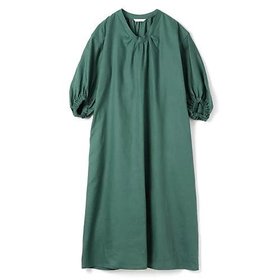 【プレインピープル/PLAIN PEOPLE】 リネンソフトフィニッシュワンピース人気、トレンドファッション・服の通販 founy(ファニー) ファッション Fashion レディースファッション WOMEN ワンピース Dress ギャザー Gather スリーブ Sleeve |ID:prp329100004521091