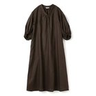 【プレインピープル/PLAIN PEOPLE】のリネンソフトフィニッシュワンピース 人気、トレンドファッション・服の通販 founy(ファニー) ファッション Fashion レディースファッション WOMEN ワンピース Dress ギャザー Gather スリーブ Sleeve thumbnail ブラウン|ID: prp329100004521091 ipo3291000000031974401