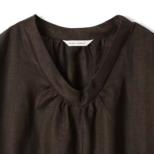 【プレインピープル/PLAIN PEOPLE】のリネンソフトフィニッシュワンピース 人気、トレンドファッション・服の通販 founy(ファニー) 　ファッション　Fashion　レディースファッション　WOMEN　ワンピース　Dress　ギャザー　Gather　スリーブ　Sleeve　other-3|ID: prp329100004521091 ipo3291000000031974403