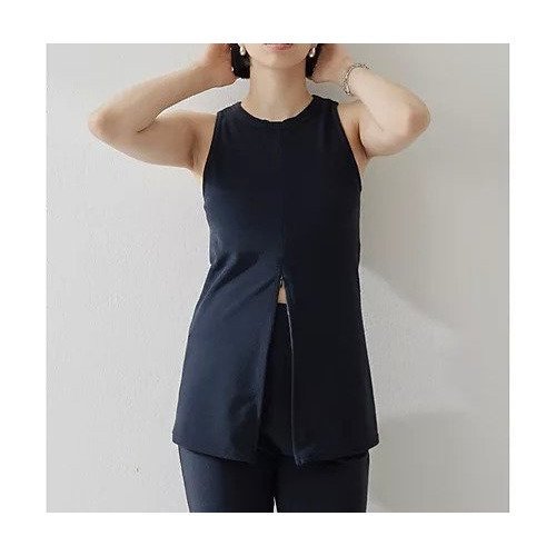 【ウィムガゼット/Whim Gazette】のパイルタンクトップ インテリア・キッズ・メンズ・レディースファッション・服の通販 founy(ファニー) 　ファッション　Fashion　レディースファッション　WOMEN　アメリカン　American　イタリア　Italy　ストレッチ　Stretch　スリット　Slit　スリーブ　Sleeve　タンク　Tank　フロント　Front　水着　Swimsuit　夏　Summer　2025年　2025　2025春夏・S/S　Ss,Spring/Summer,2025　ブラック|ID: prp329100004521103 ipo3291000000031974473