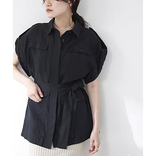 【ウィムガゼット/Whim Gazette】のリネンミリタリージレ 人気、トレンドファッション・服の通販 founy(ファニー) 　ファッション　Fashion　レディースファッション　WOMEN　アウター　Coat Outerwear　トップス・カットソー　Tops/Tshirt　ベスト/ジレ　Gilets/Vests　セットアップ　Set Up　ベスト　Vest　ミリタリー　Military　リネン　Linen　ワッシャー　Washer　おすすめ　Recommend　エレガント 上品　Elegant　2025年　2025　2025春夏・S/S　Ss,Spring/Summer,2025　other-2|ID: prp329100004521106 ipo3291000000031974494