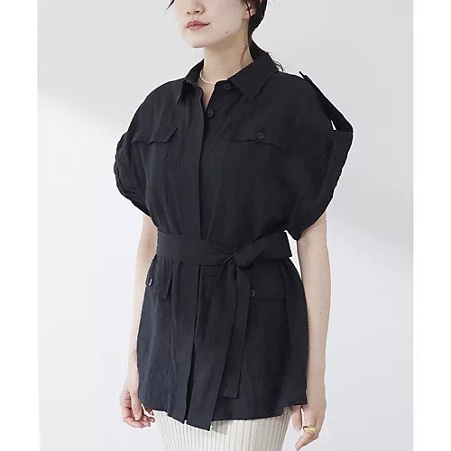 【ウィムガゼット/Whim Gazette】のリネンミリタリージレ 人気、トレンドファッション・服の通販 founy(ファニー) 　ファッション　Fashion　レディースファッション　WOMEN　アウター　Coat Outerwear　トップス・カットソー　Tops/Tshirt　ベスト/ジレ　Gilets/Vests　セットアップ　Set Up　ベスト　Vest　ミリタリー　Military　リネン　Linen　ワッシャー　Washer　おすすめ　Recommend　エレガント 上品　Elegant　2025年　2025　2025春夏・S/S　Ss,Spring/Summer,2025　other-3|ID: prp329100004521106 ipo3291000000031974495