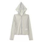 【アモーメント/AMOMENTO】のSHEER HOODED ZIP UP JUMPER LIGHT BEIGE|ID: prp329100004521107 ipo3291000000031974498
