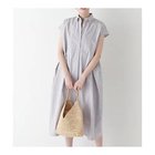 【ヒューマンウーマン/HUMAN WOMAN】のハイカンウントツイルワンピース グレーギンガム|ID: prp329100004522207 ipo3291000000031986901