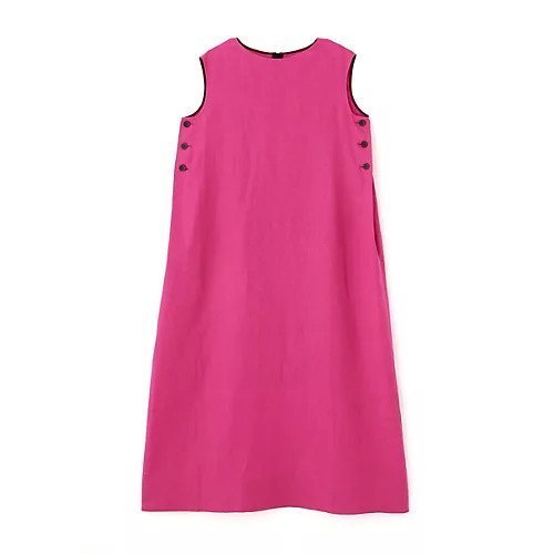 【ヒューマンウーマン/HUMAN WOMAN】のリネンボートネックロングワンピース 人気、トレンドファッション・服の通販 founy(ファニー) 　ファッション　Fashion　レディースファッション　WOMEN　ワンピース　Dress　おすすめ　Recommend　キャップ　Cap　キャンバス　Canvas　シンプル　Simple　スリーブ　Sleeve　ラウンド　Round　リネン　Linen　ロング　Long　夏　Summer　other-3|ID: prp329100004522209 ipo3291000000031986919